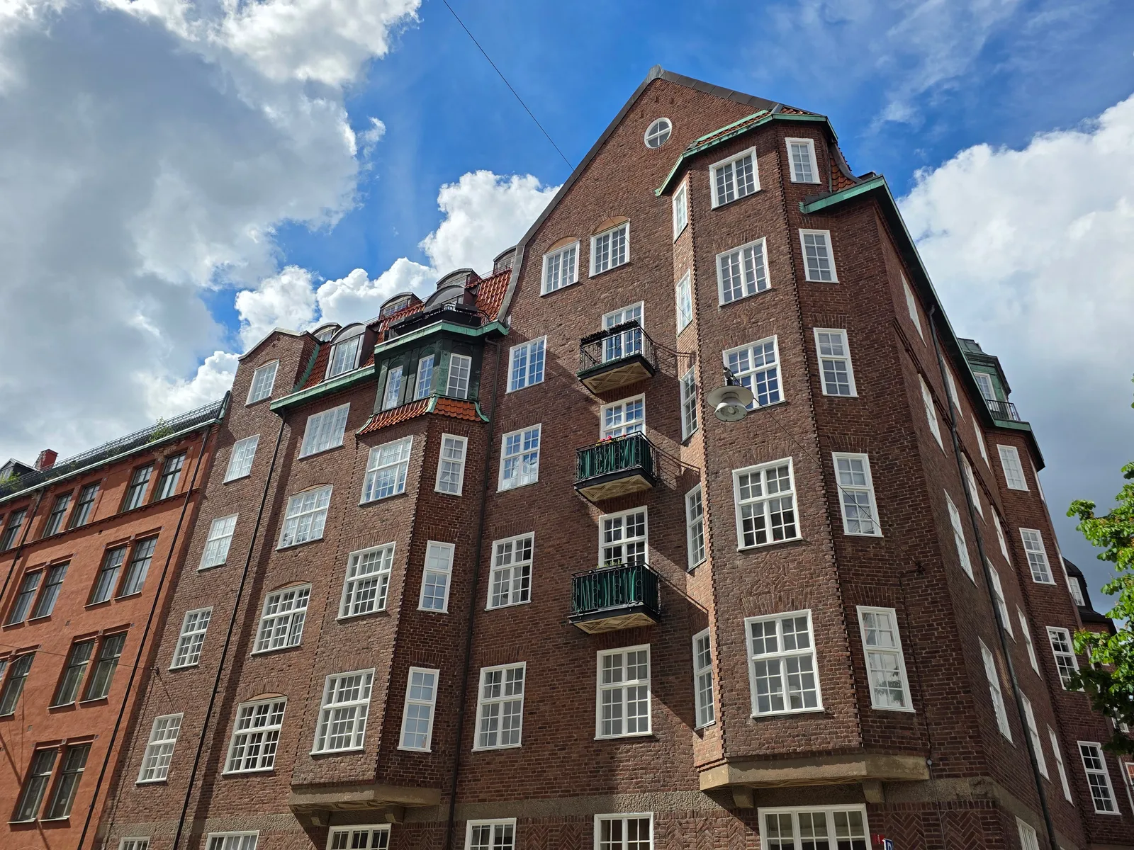 Hus i Häggvik där radonhalten mäts